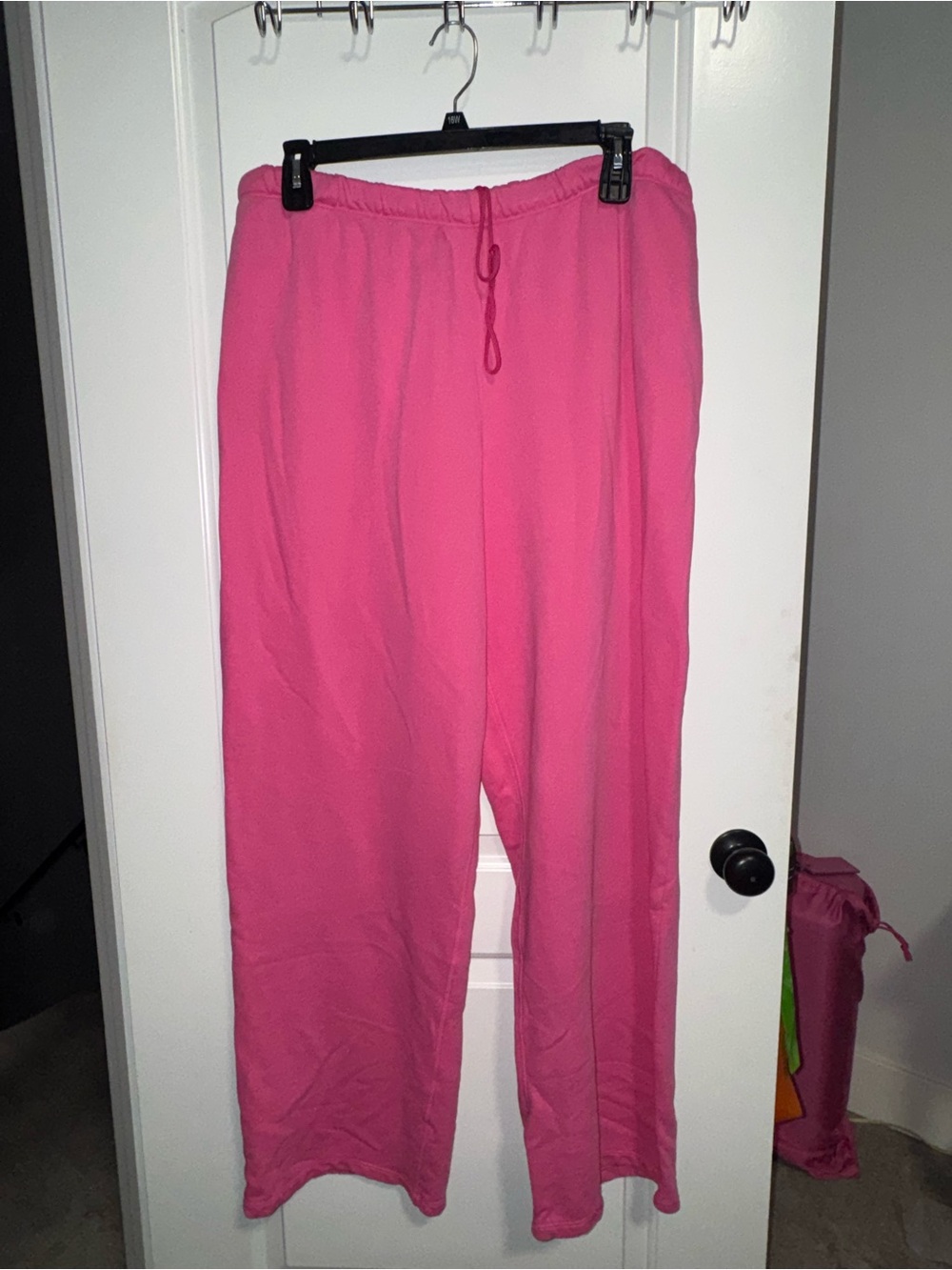 SKIMS  Pink Drawstring Lounge Pants XL